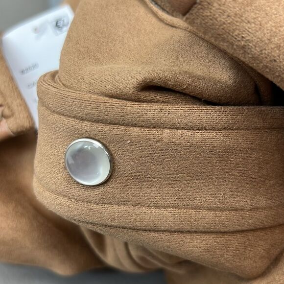 Bagatelle Collection Faux sueded Shirt Jacket Shacket NWT size Large - Picture 9 of 9